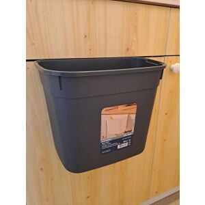 Ajtóra akasztható szemetes 7 L-es (antracit színben)