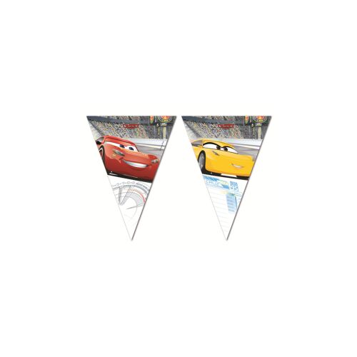 Disney Cars 3 Wimpelkette - Lightning McQueen und Cruz Ramirez Partydekoration