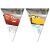 Disney Cars 3 Party Banner - Lightning McQueen and Cruz Ramirez Pennant Flags