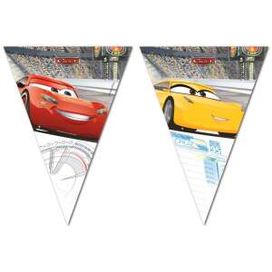Disney Cars 3, Verdák zászlófüzér 2,3 m 40082343 "verdák"  Party dekorációk