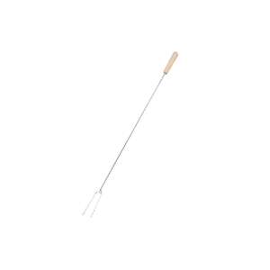 Grillnyárs - Villás - 70 cm - Galvanizált Acél