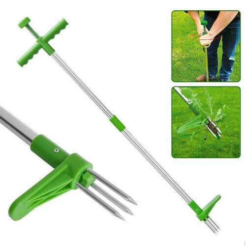 Weed puller tool, garden tool, weed remover, weed extractor, lawn care tool, garden tool, weed removal tool, garden tool, weed pulling tool, garden tool