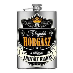 Horgász Laposüveg - Vicces Felirat - 5oz 114110746 - Flaska