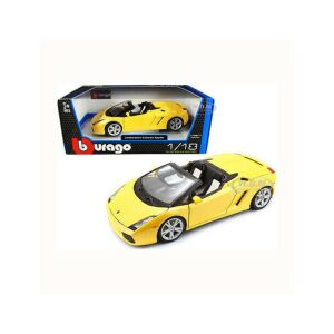 Bburago Lamborghini Gallardo Spyder Sárga 1:18 Méretarányú Modellautó - Bburago