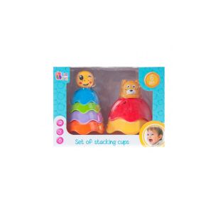 BamBam Csészerakosgató játék babáknak 6+ hónapos kortól - Fejlesztő játék - BamBam