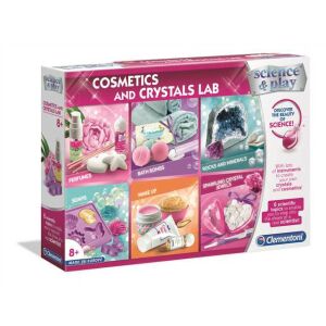 Clementoni Scienceplay Nagy kísérleti Kozmetikai és kristály készlet lányoknak 147188506 - Tudományos és felfedező játék
