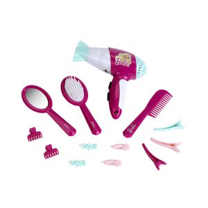 Barbie Fodrászkészlet hajszárítóval, kefével, fésűvel, tükörrel és hajcsatokkal - Klein