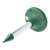 Solar powered mole repellent stake, side view