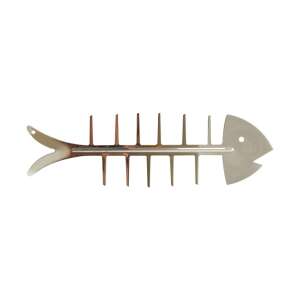 Grillnyárs halszálka, stainless steel fish skewer for grilling - Perfect Home Garden Grill & BBQ Tool