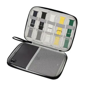 Utazós Kábelrendszerező Táska - Szürke - 28x20x3 cm 143150609 - Bőrönd kiegészítő