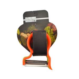 Perfect Home 3 darabos hámozó szett, narancs, zöld és sárga hámozók rozsdamentes acél pengékkel - Hámozó