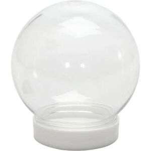 Hógömb, üres, tölthető, műanyag, 8,5x8cm 114118840 - Hógömb