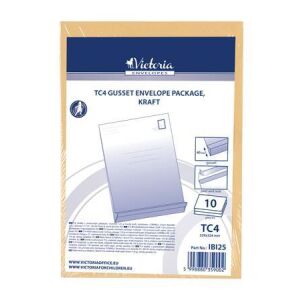 Redős-talpas tasak csomag, TC4, szilikonos, 40 mm talp, VICTORIA PAPER, barna kraft 122871247 - Boríték