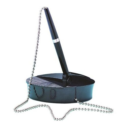 Fellowes Microban antibakteriális ügyféltoll. Fekete ügyféltoll lánccal pultokhoz és asztalokhoz.