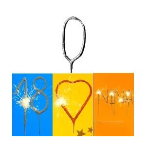 Ezüst Számos Csillagszóró - 0-ás