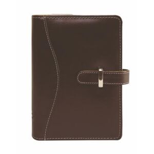 Zárt barna Saturnus gyűrűs kalendárium csattal - Irodai kiegészítő