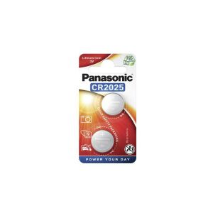 Panasonic CR2025 Lítium Gombelem 3V, 2 darabos csomag - Panasonic