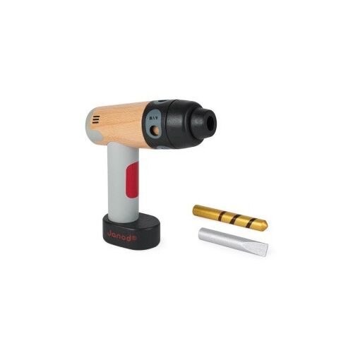 Janod Brico'kids fa játékfúró cserélhető fejekkel