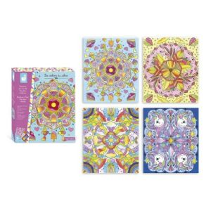 Janod Szivárványfestő Mandala Készlet Dobozzal és Példa Tervekkel - Janod
