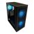 Kućište računala LC Power LC-717B-ON MESHWORK L DARK s bočnim panelom od kaljenog stakla i RGB ventilatorima