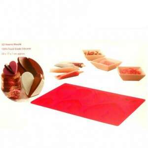 3D silikónová forma v tvare srdca na pečenie čokolády, cukríkov alebo iných pochúťok - Perfect Home Formy na pečenie