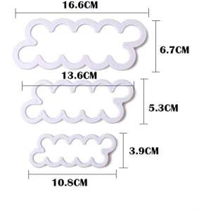 Sada foriem na zdobenie torty v tvare ruže, 3 veľkosti, z plastu, na fondant, cukrovú pastu, gumovú pastu, ľahko sa používa, vytváranie krásnych ruží - Nádoby na varenie a pečenie