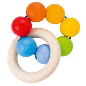 Bébicsörgő karikával és 7 színes golyóval, GOKI GK65333 122917825 - Csörgő