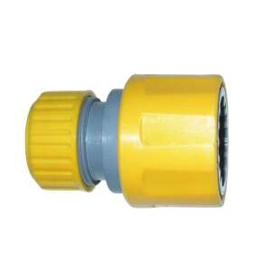 1 colos gyorscsatlakozó, MAXI márka, sárga és szürke, kerti tömlőhöz - Maxi