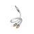 Inakustik 004100015 1,5m 3,5mm-es 2 RCA-s audio kábel, fehér