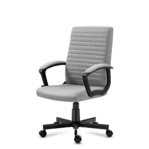 Irodai forgószék, kényelmes irodai szék szövet szűrke.