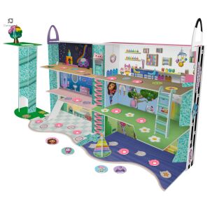 Gabi Babaháza 3D Cicasztikus Babaház társasjáték 114139681 - Domek dla lalek