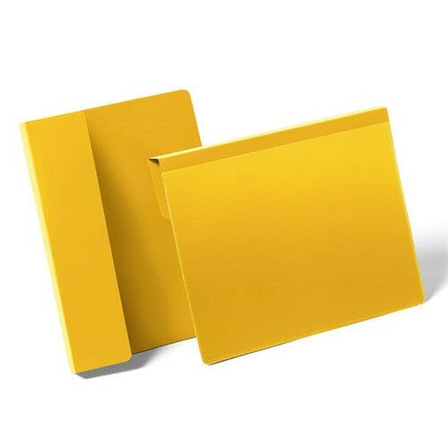 Logisztikai zseb Durable A/4 fekvő sárga 50 db/csomag 122956767