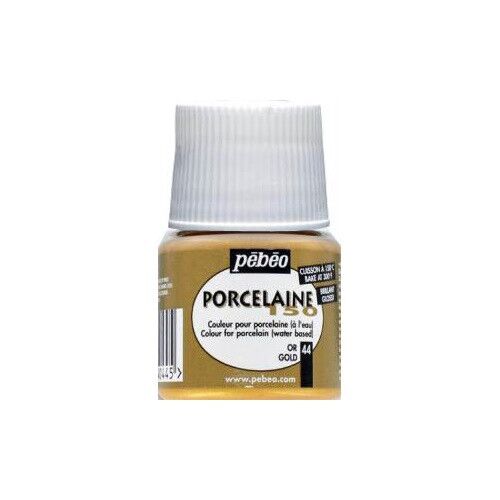 Kreatív porcelánfesték Pébéo Porcaline 150 égethető 45 ml arany 122958250