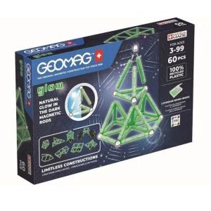 Geomag Glow - foszforeszkáló 60 darabos készlet 146069994 - Mágneses építőjáték