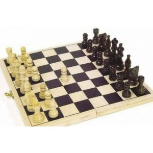 Fa sakk készlet - 34 cm 146070593 - Dominó, sakk
