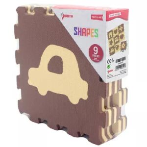 Szivacsszőnyeg ház, autó figurás 9db-os 146071880 - Szivacs puzzle