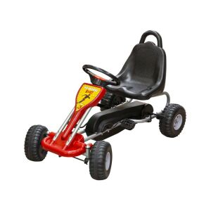 Pedálos verseny gokart - piros