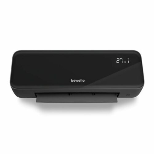 Bewello BW2103A Fekete Wifi Fali Hősugárzó elölnézet