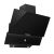 Hausberg HB-2285NG black glass cooker hood with glass 114143490