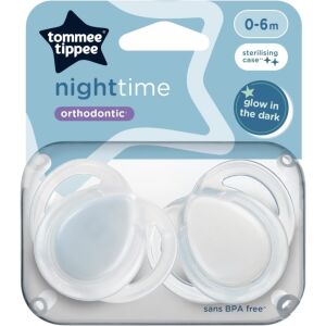 Tommee Tippee Night Time Ortodontikus Cumi - 0-6 hónap - 2 db 114144099 - Tommee Tippee