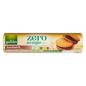 Szendvicskeksz GULLO kakaós krémmel tölött cukormentes 250g 122973400 - Keksz