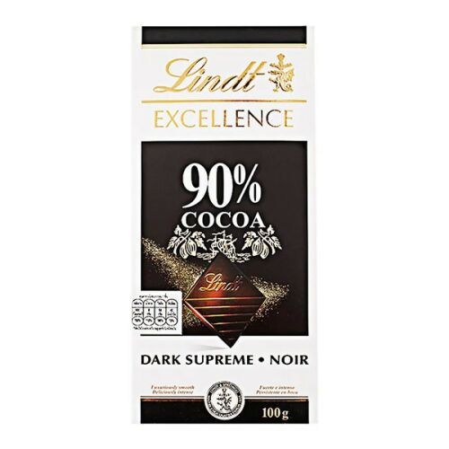 Lindt Excellence 90% Kakaó Étcsokoládé, 100g