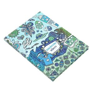 Barátság könyv REALSYSTEM 142x192mm kék 122978836 - REALSYSTEM