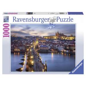 Ravensburger: Puzzle 1000 db - Prága éjjel 93268609 3D puzzle - Unisex