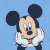 Disney tépőzáras Előke - Mickey #kék 30397634}