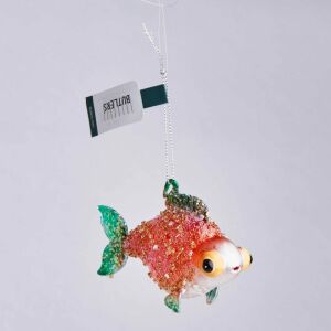 HANG ON üveg karácsonyfadísz, hal gyöngyökkel 114170013 - Szezonális dekoráció