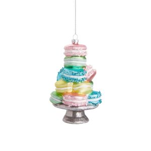HANG ON üveg karácsonyfadísz, macaron 14 cm 114170041 - Hang On