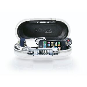 Seif portabil Master Lock 5900EURDWHT cu obiecte de valoare în interior - Seifuri de securitate