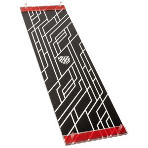 Kolink Unity Adapt Skyscape Front Panel Midi Tower, schwarz mit weißem geometrischem Muster - Computergehäuse