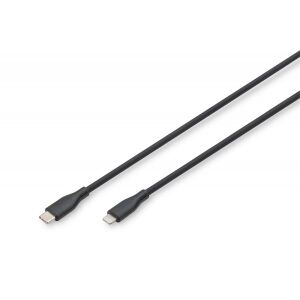 Digitus AK-600110-010-S Lightning Kabel 1 M Schwarz 114173757 - Lightning-Kabel
